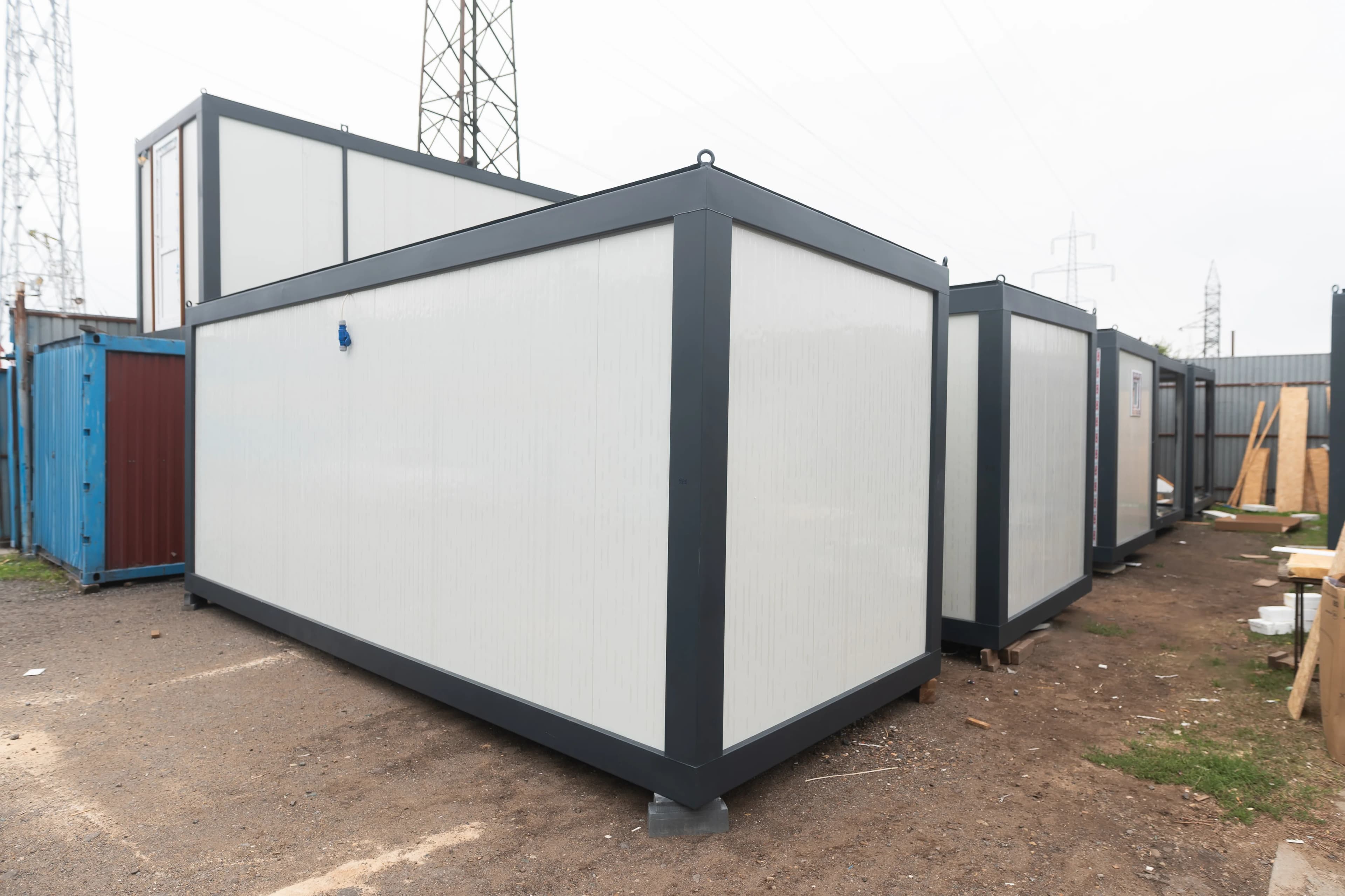 Container modular standard 6m prezentare laterală